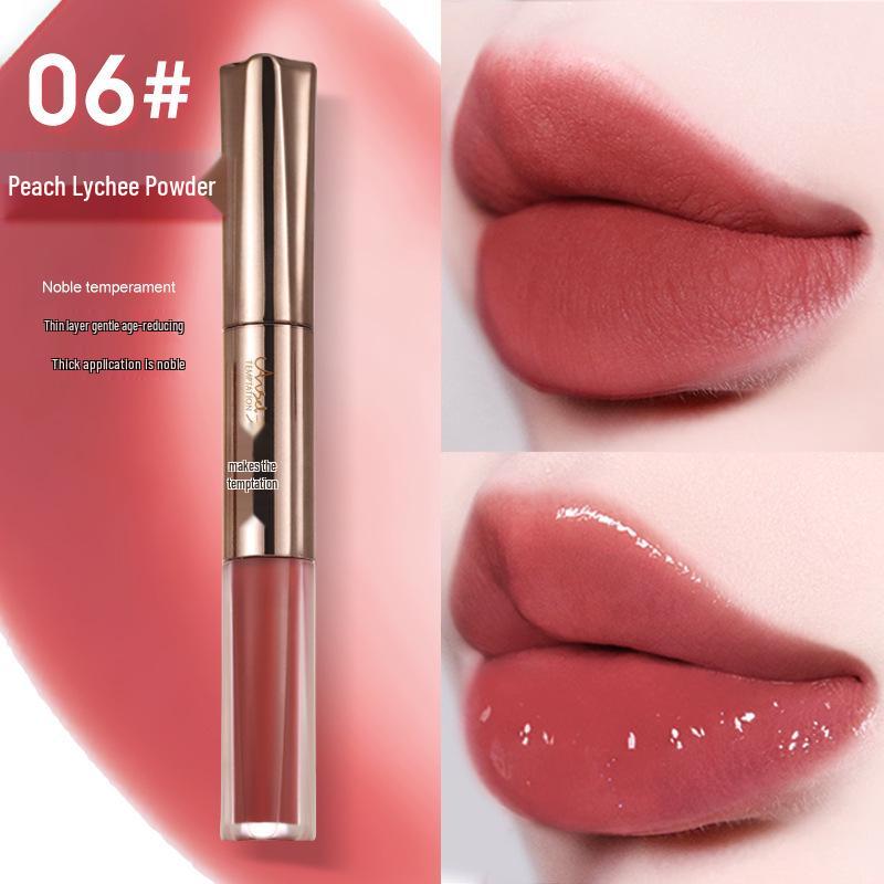 Набор блесков для губ «Искушение ангела»: Матовые бархатные, зеркально-блестящие и плампинг-помады с эффектом влажных губ