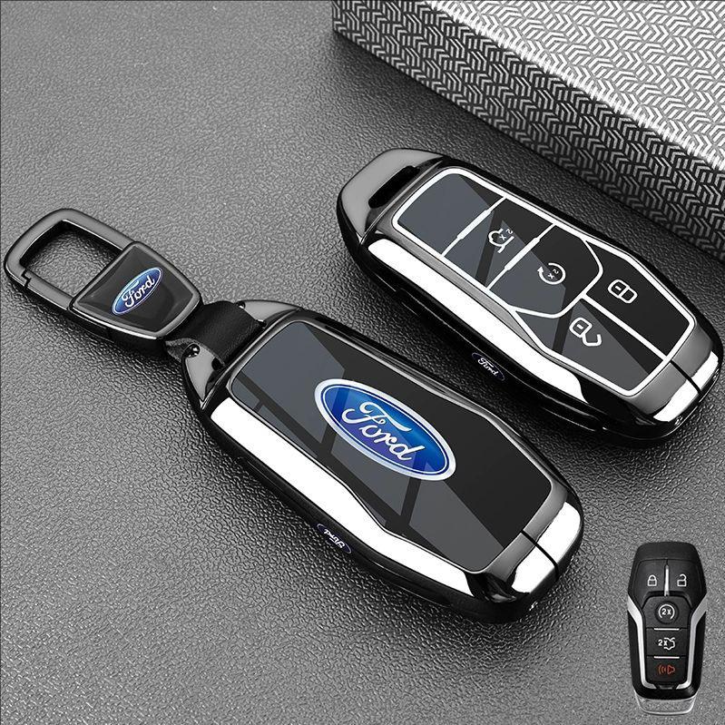 Чехол для ключа Ford для Edge, Explorer, Нового Mondeo, EVOS, Fiesta - Корпус-защелка для автомобиля