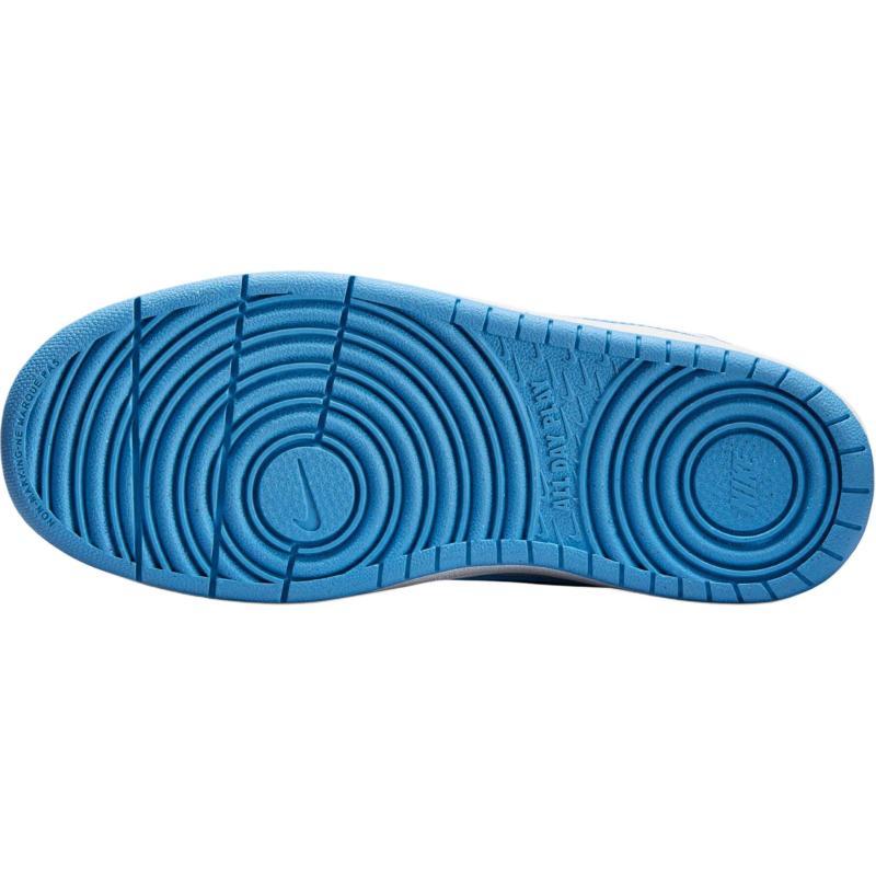 Nike Кроссовки для скейтбординга для детей, противоскользящие, износостойкие, средней высоты, сине-белые, CD7782-123