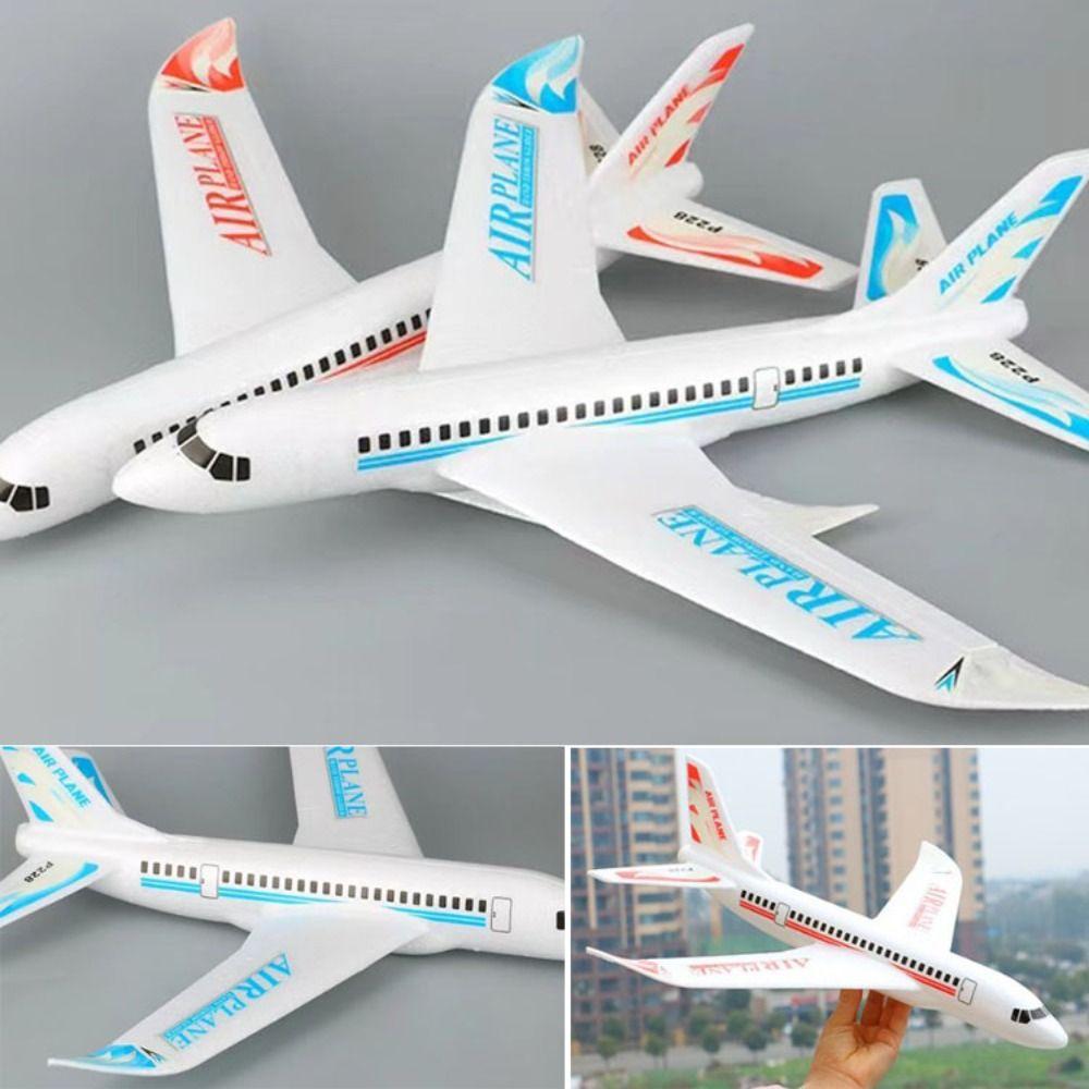 49*45cm Flight Model Flying Toy Parent Child Large Foam Glider Airplane Hand Throwing Planes Outdoor Toy for Kids Gift