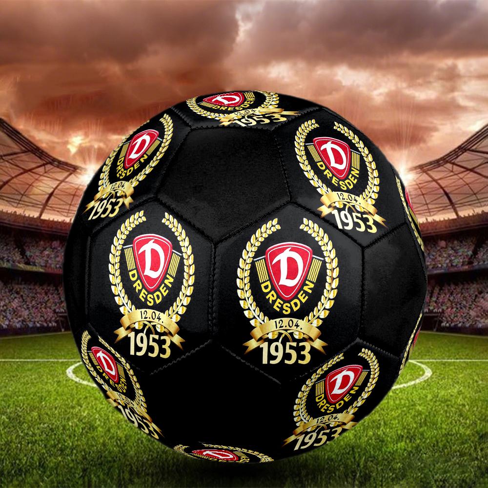 SG Dynamo Dresden Футзальный мяч Разноцветный Машинная строчка ПВХ Размер 5 Командная тренировка Готов к соревнованиям Прочный Высокий отскок Крутой спортивный подарок