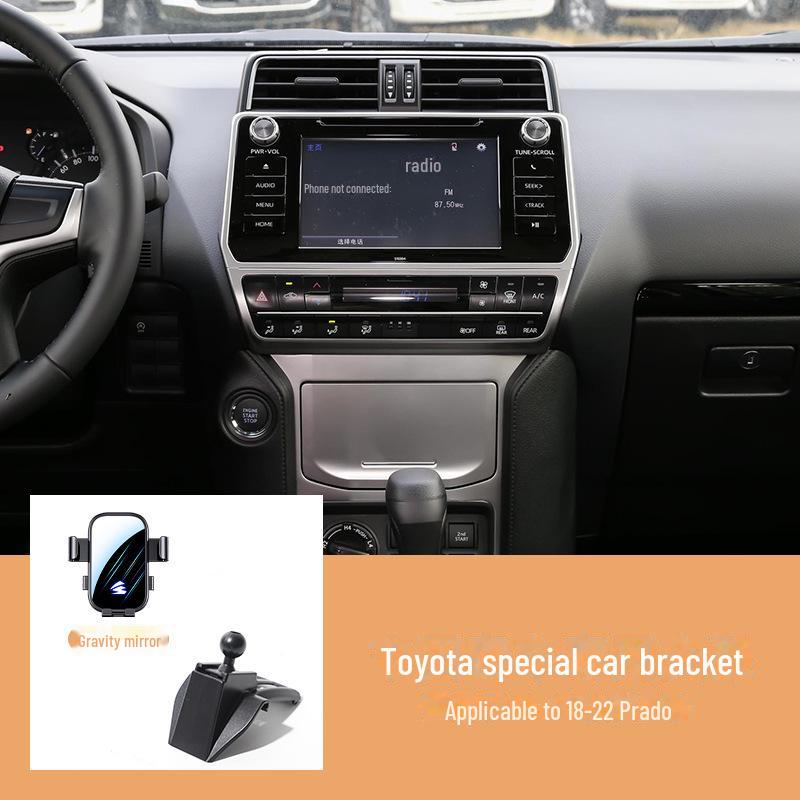 «Автомобильный держатель телефона для Toyota Camry, Corolla, Ralink, RAV4, Rongfang — горизонтальный экран, бесшумная конструкция»