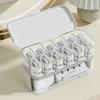 Transparent Desktop Cable Organizer Box with Lid Cord & Charger Storage Solution,No Power Needed,Compact Design for Home Storage