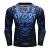 Боевая тренировка ММА Мужская футболка с длинным рукавом ММА Компрессионная футболка Мужская Боксерская рашгард Пустая рашгард для БЖЖ Спортивная одежда Футболки