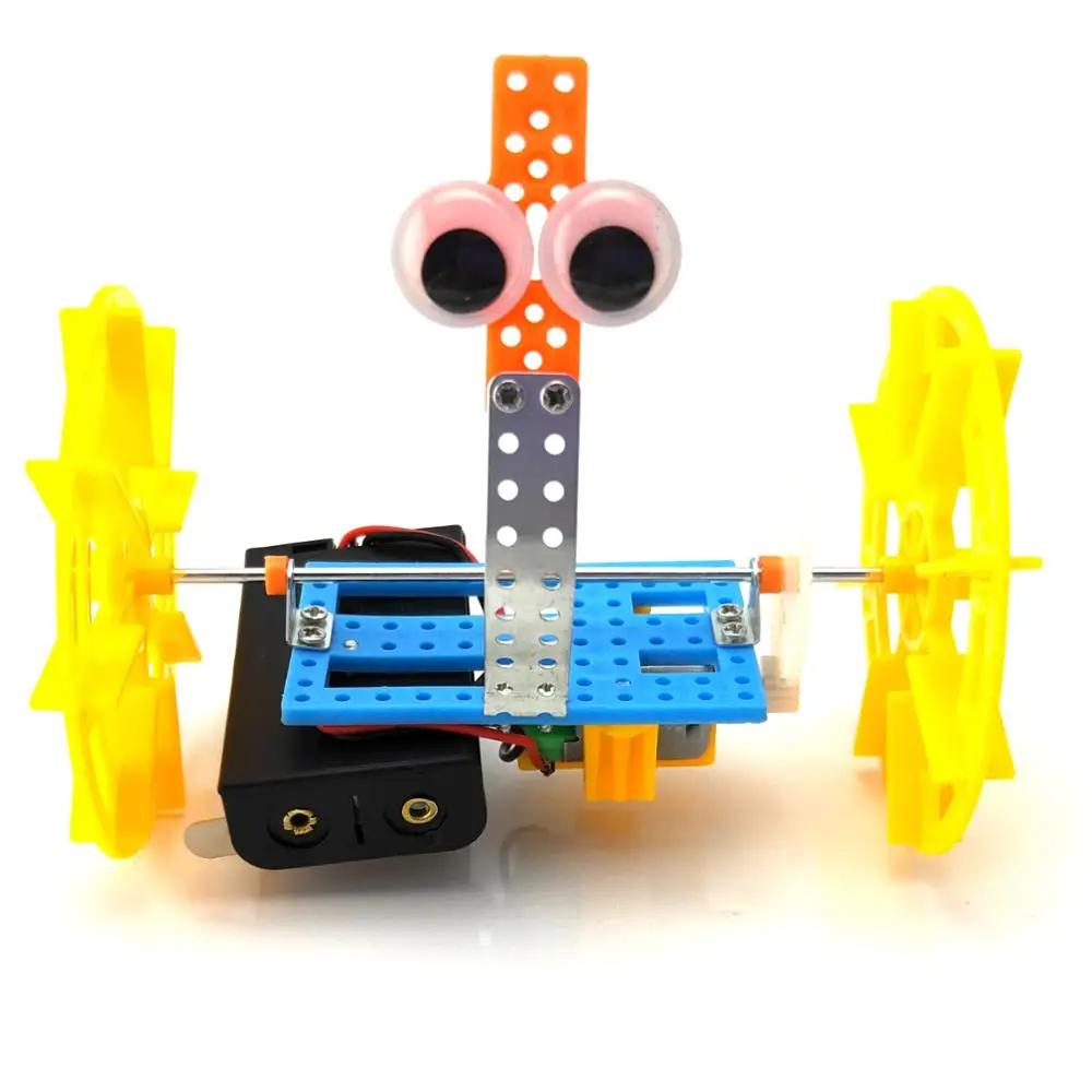 DIY двухколесный балансировочный автомобиль модель наборы электрическая робототехника образовательные наборы научные игрушки для детей сборка модель игрушка G135