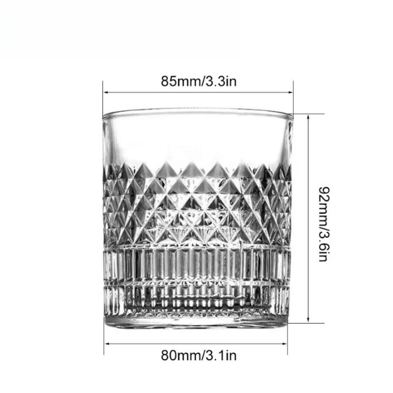 1 шт. стакан для виски, стаканы тамблеры для олд фэшн, стеклянная посуда для коктейлей, скотча, бурбона, джина, водки, бренди