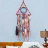 Dream Catcher Hand-woven Wind Chimes Wall Pendant Bedroom Hanging Ornaments Festival Gifts Creative Triangle Home Decorations