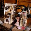 JIANWU The Time Tailor Shop Series Vintage Newspaper Sewing Landscape Material Collage Washi Tape Creative Journal Stationery