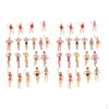 40 Pieces 1/50 Beach Scale Figures Sandtable Scenery Landscape Accs