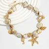 Пляжный отдых ракушка ключица цепочка ожерелья ювелирные изделия 2024 новый звезда чокер ожерелье для женщин жемчужные вечеринки праздничные аксессуары