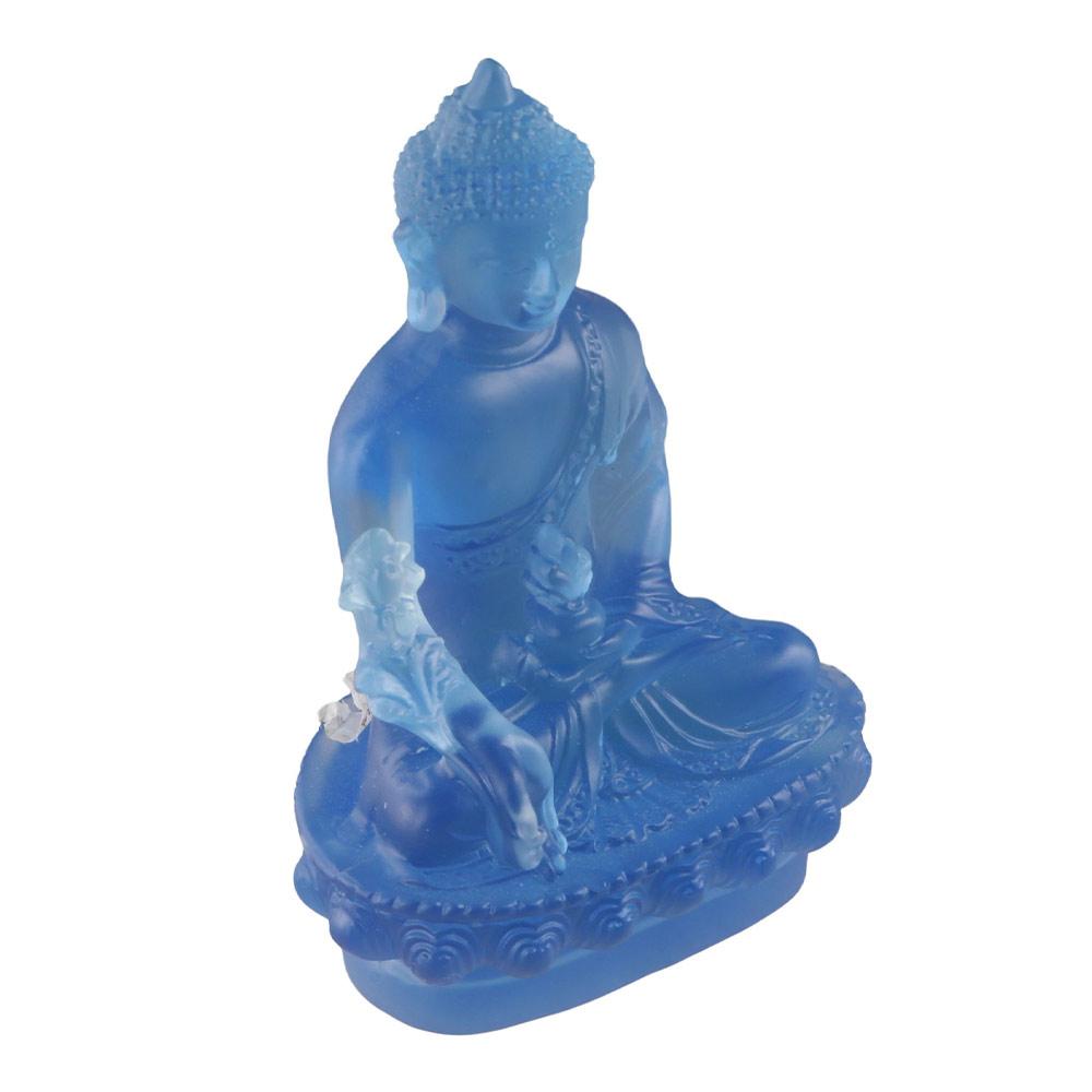 Zen Ornaments Medicine Buddha Statue Resin Craft Pharmacist Buddhist Sculpture Home
