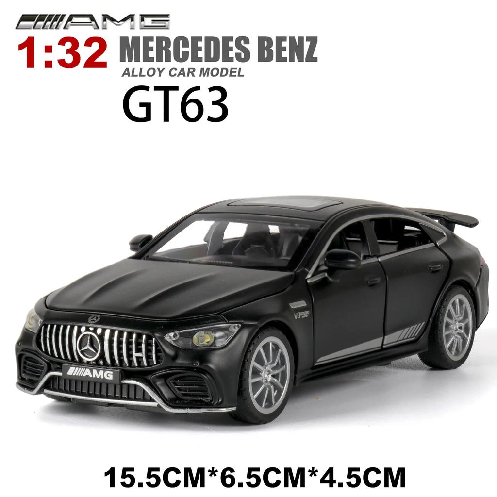 1:32 Mercedes-Benz AMG GT63 Спортивный Автомобиль Литой Металлический Модель Автомобиля Высокая Симуляция Миниатюрная Модель Звук Свет Игрушки Подарок A81