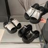 Модные женские туфли на платформе, шлепанцы, летняя обувь, повседневные сандалии с открытым носком, новая модная обувь с ремешком на пятке 2025, женский тренд Zapatos De Mujer