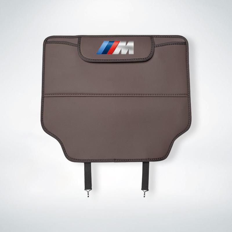 BBJO7 Car Seat Anti-Kick Pad Leather Cover Interior Storage Bag For BMW X1 X2 X3 X5 X4 X6 X7 G30 G20 G32 G11 G12 F40 F30 F20 F10 F34