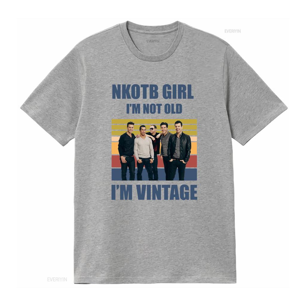 New Kids on the Block T Shirt Rock Band Vintage NKOTB Group Concert Cute for Music Lovers vintage Washed Unisex Casual