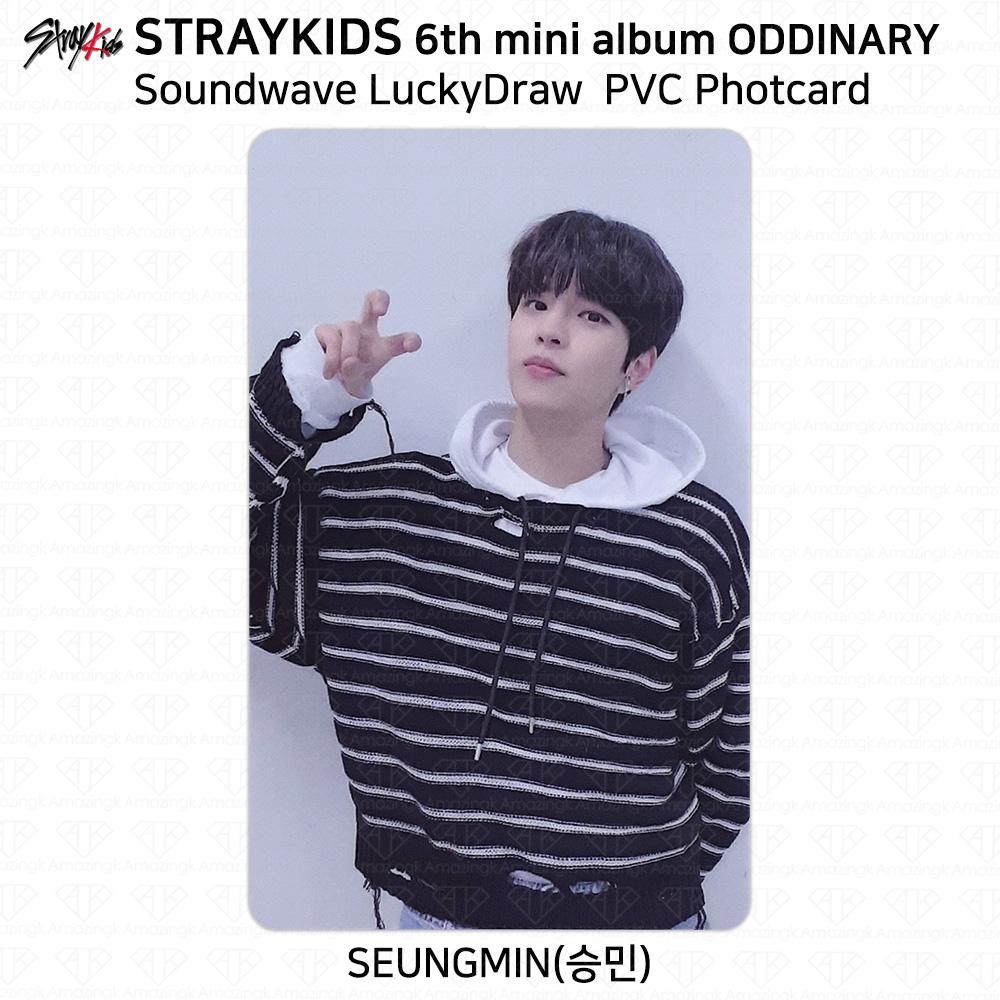 Stray Kids Шестой мини-альбом Oddinary SoundWave Lucky Draw Фотокарточка Polaroid KPOP