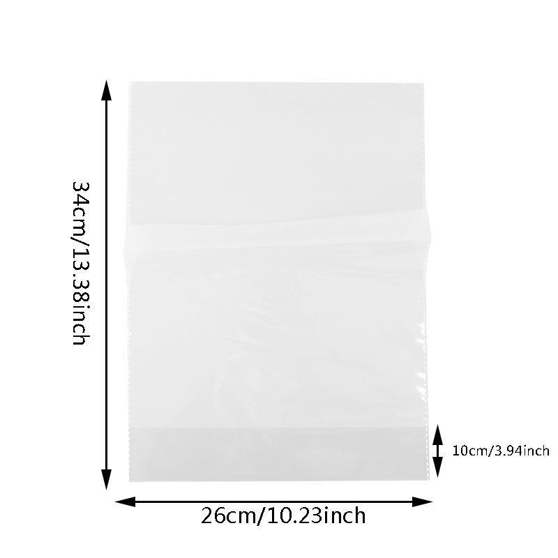 100pcs Transparent Bread Packaging Bags Kitchen Durable Baking Pouches Party Favors