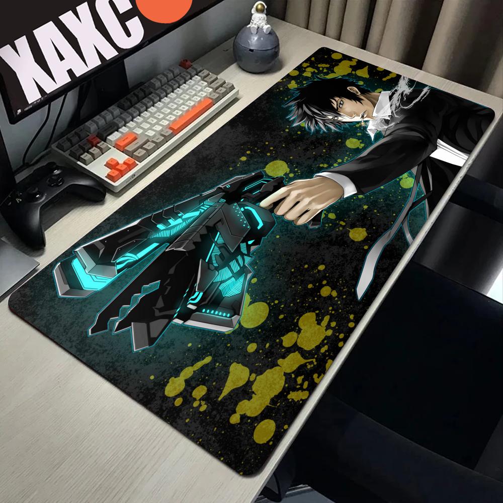 Anime Psycho Pass Floor Mat xcm XL Lockedge Office Computer Desk Mat Table Keyboard Big Mouse Pad Laptop Cushion Nonslip