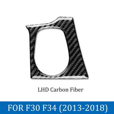 Real Soft Carbon Fiber For BMW F30 320i F34 GT 3 Series 2013-2018 M3 F80 2014 2015-2018 Car Start Engine Button Frame Sticker