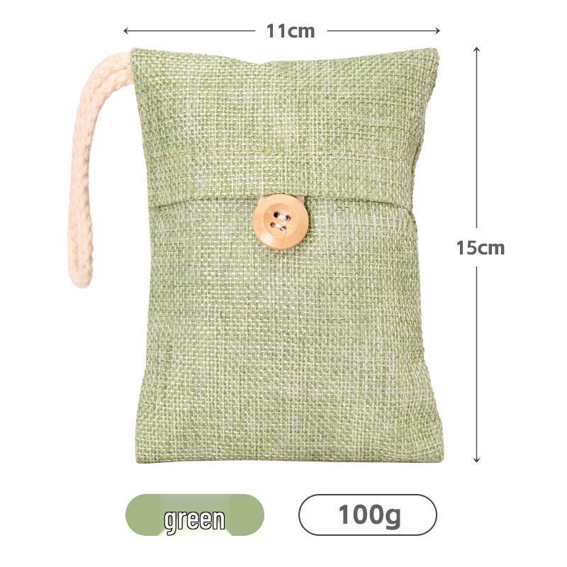 Bamboo Charcoal Car Deodorizer - 100g Methanol & Formaldehyde Remover