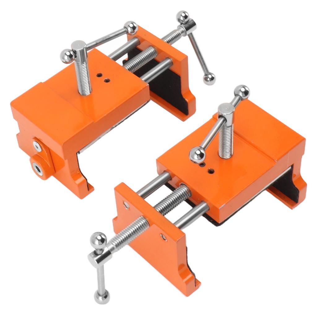 2pcs Cabinet Claw Aluminum Alloy Cabinet Claw Clamps for Installing Cabinetry Face Frame Orange