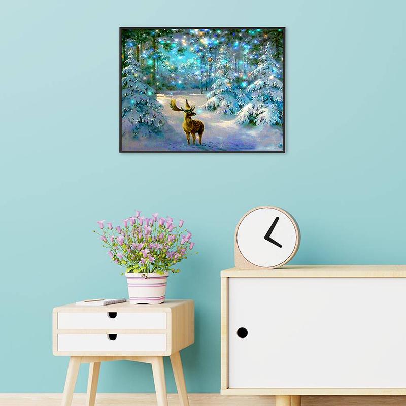 5D DIY Алмазная картина "Животное олень" Вышивка крестиком Полный декор со стразами