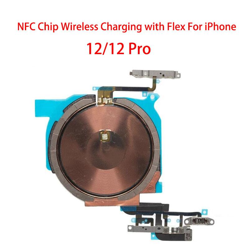 Wireless Charging Chip Coil NFC With Volume Flex For iPhone 11 Pro Max 12 13 14 X XS XR Charger Panel Sticker
