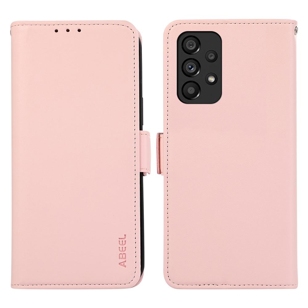 ABEEL For Samsung Galaxy A52 4G/A52 5G/A52s 5G Phone Shell RFID Blocking Wallet PU Leather Stand Case