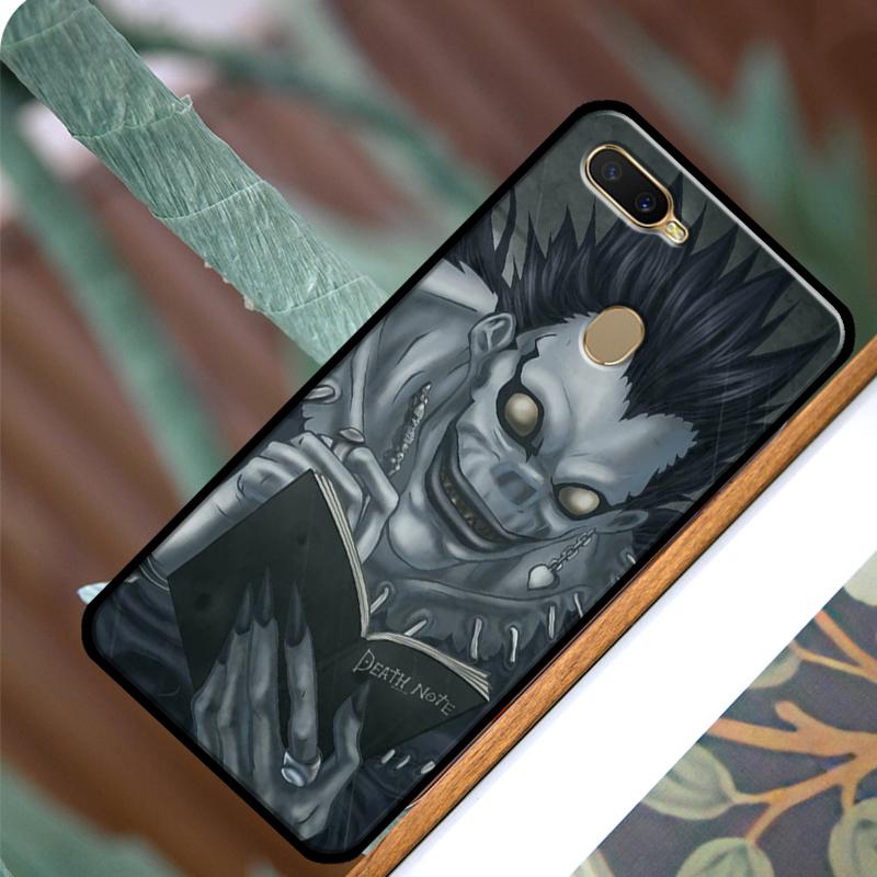Чехол для телефона с японским аниме «Тетрадь смерти» для OPPO A15 A3S A5S A52 A72 A54 A74 A94 A83 A91 A93 A5 A9 A31 A53 A53S 2020