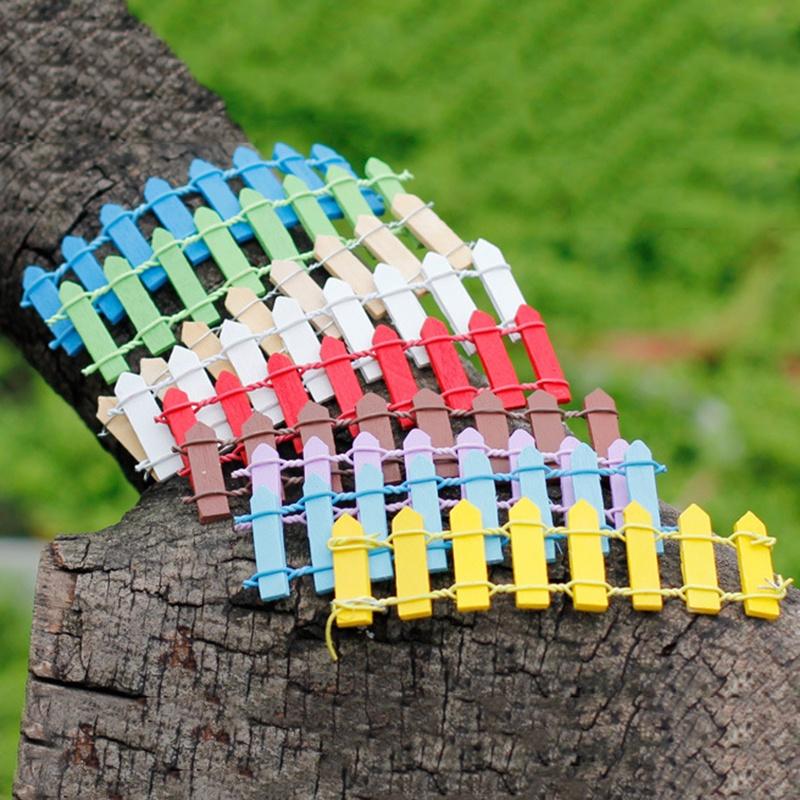 Очаровательный мини-заборчик из дерева для сказочных садов и домашнего декора, микроландшафта