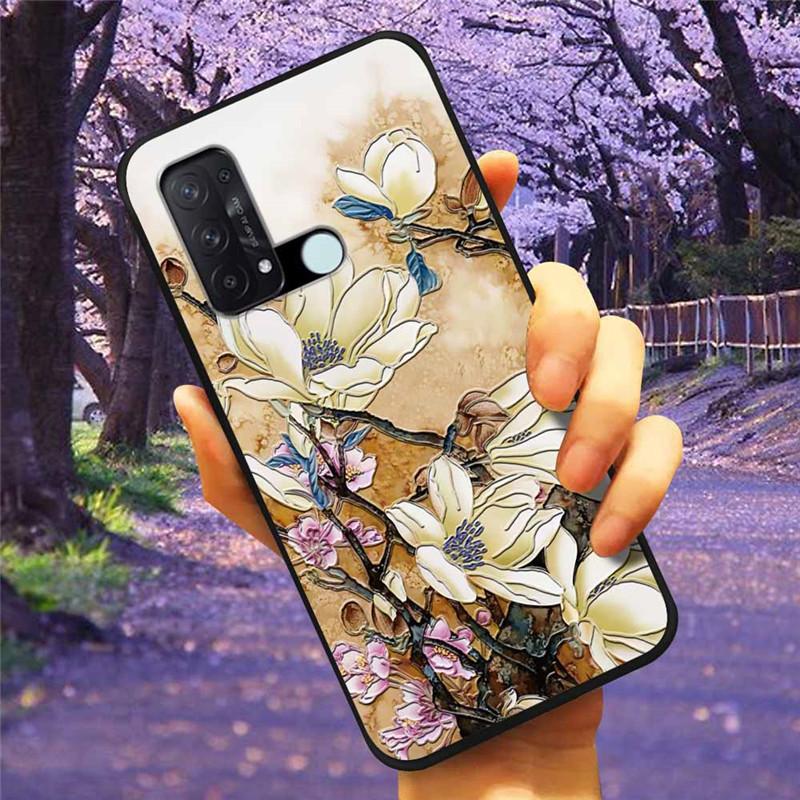 Чехол для OPPO Reno 5A 3A 7A 3D Рельефный Мультяшный Силиконовый Задний Чехол для Oppo Reno7 A Reno3A Reno5A Чехлы Тисненый Мягкий Милый A54 5G