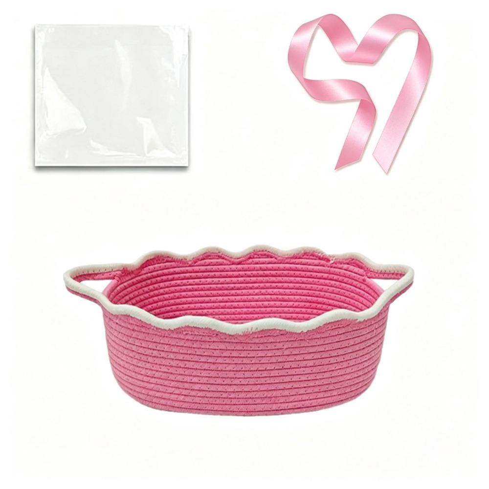 Space Saving Ins Desktop Storage Box Oval Sundries Storage Organizer Toys Sorting Basket Bathroom