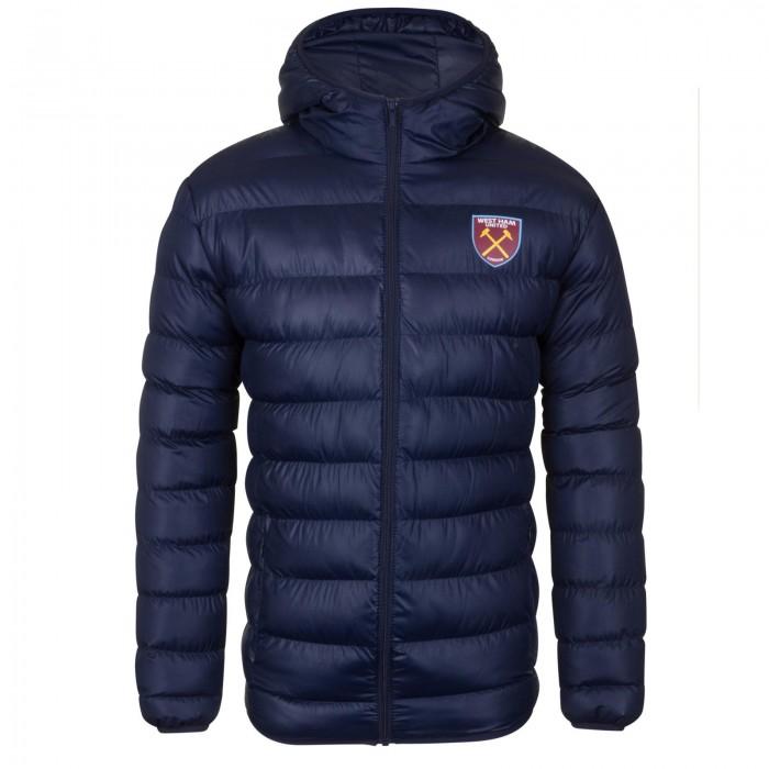 West Ham United FC Mens Crest Quilted Jacket