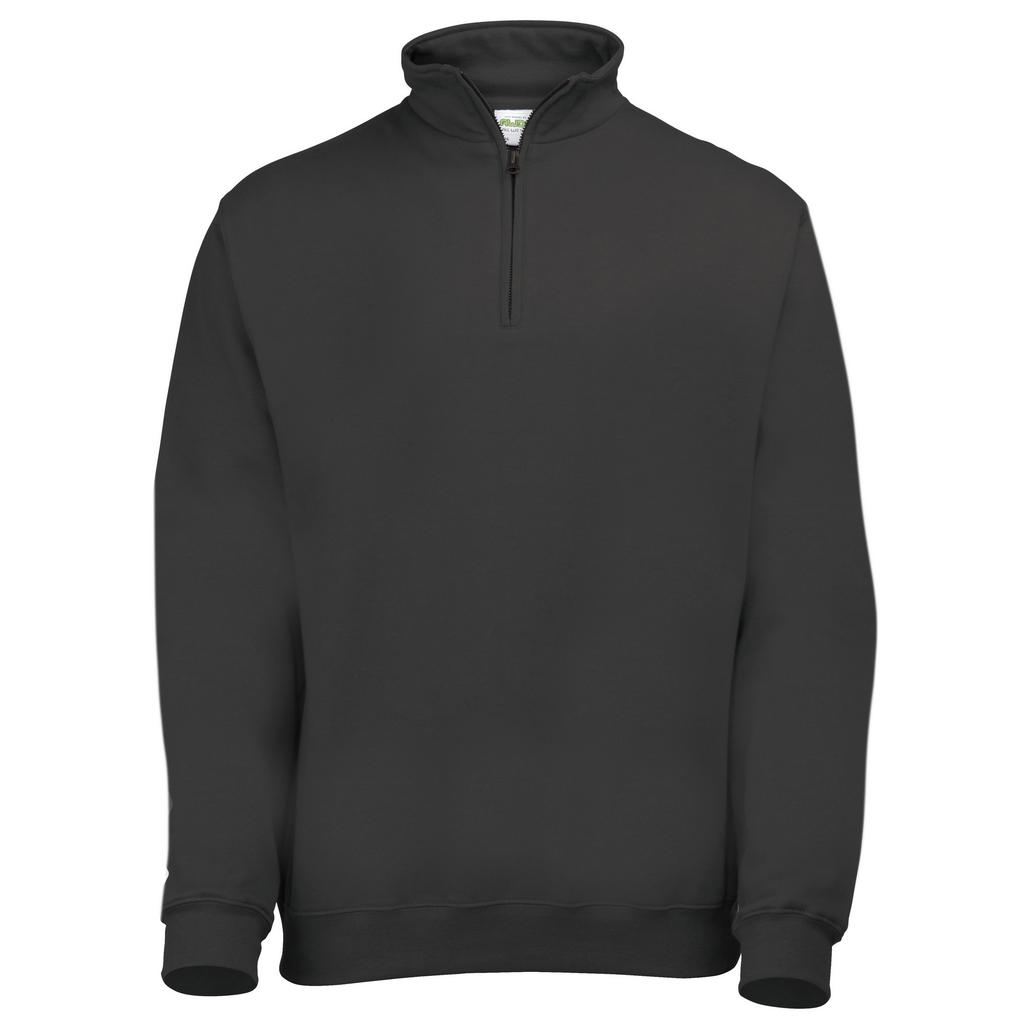 Awdis Mens Plain Sophomore Â¼ Zip Sweatshirt