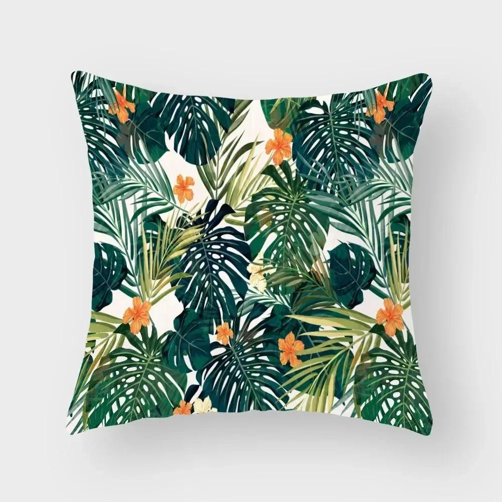 Роскошный Декор для Дома Наволочка Тропический Фламинго Наволочка для Подушки Гостиная Диван Наволочка