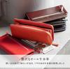 Mura Slim Длинный кошелек из натуральной кожи на молнии с защитой RFID/от скимминга для женщин, L-образной формы (оранжевый)