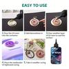 100 g UV Resin Glue Bonding and Soldering UV Glue Set Fast Drying Resin Glue For Bonding Glass Metal Wood DIY Crafts Decoration