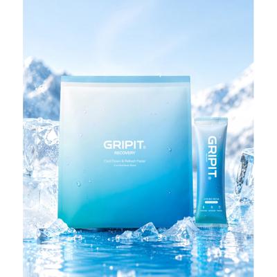 Gripit Охлаждающая салфетка для душа Active 10 шт.