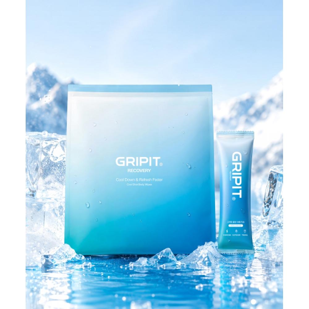 Gripit Охлаждающая салфетка для душа Active 10 шт.