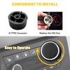 Car Audio Radio Volume Control Knob Dial Tuner Volume Rotary Knob Button Switch Cap For 2009-13 Buick Enclave Chevy Rear Volume