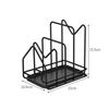 Multi Layer Kitchen Storage Rack Hollow Design Cutting Board Holder New Pan Lid Organizer  Kitchen