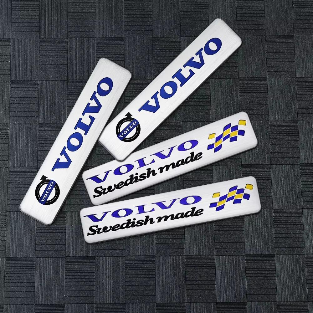 3D Emblem Sticker Logo Car Fender Badge Trunk Decal For Volvo ES90 EC40 EX40 EM90 XC90 V90 V60 XC60 V40 S80 S60 S90 XC40 XC70