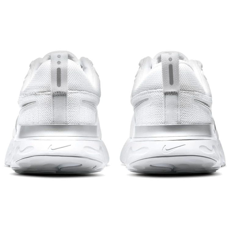 Nike React Infinity Run Flyknit 2 Женские кроссовки White Metallic Silver Pure-Platinum CT2423-102