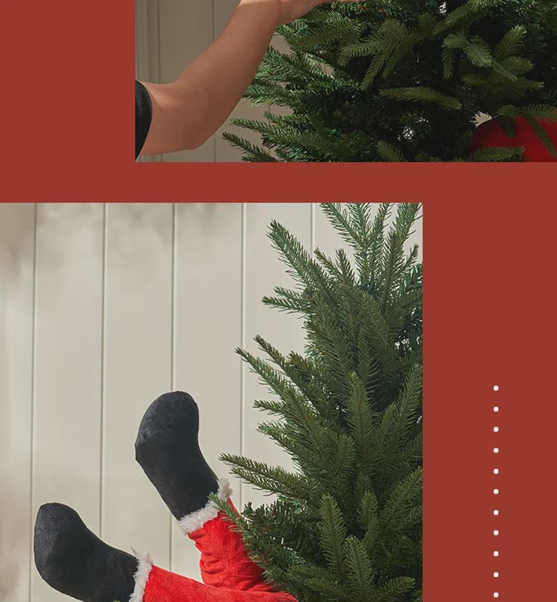 Elf Leg Christmas Tree Ornaments: Cute Festive Decorations & Window Pendants