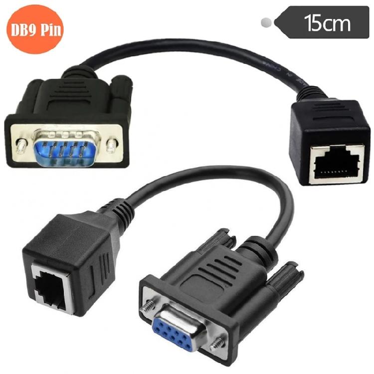 Расширьте подключения с помощью удлинительного кабеля DB9 на RJ45. Наслаждайтесь большей гибкостью