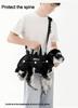 Crossbody Dog Carrier Bag With Leash, Portable Pet Backpack For Walking, Trendy Travel Tote For Small Dogs Outdoor Use