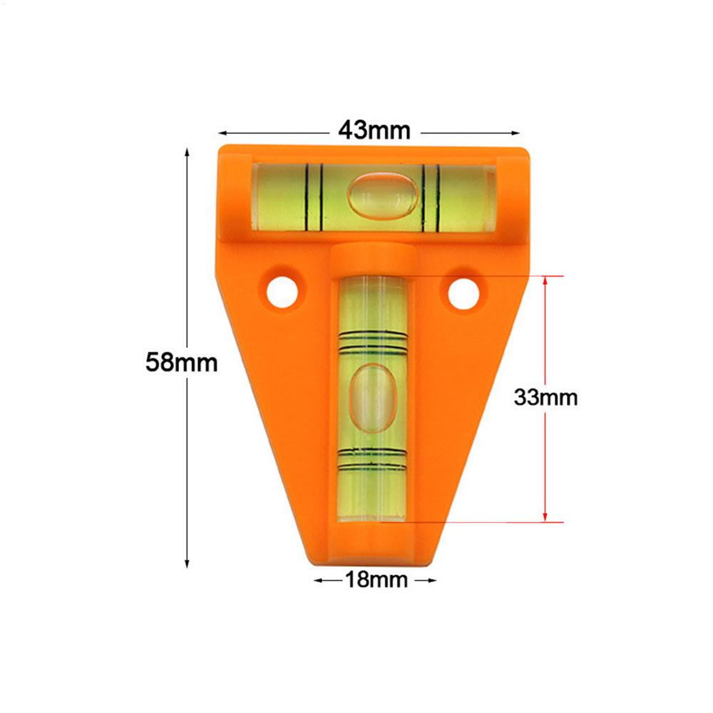 Type Spirit Level Plastic Measuring Vertical And Horizontal Adjuster Scope Triangle Level Measuring Kit For Campers Caravan