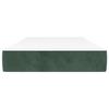 347711 vidaXL Pocket Spring Bed Mattress Dark Green 90x190 Cm Thickness 20 Cm