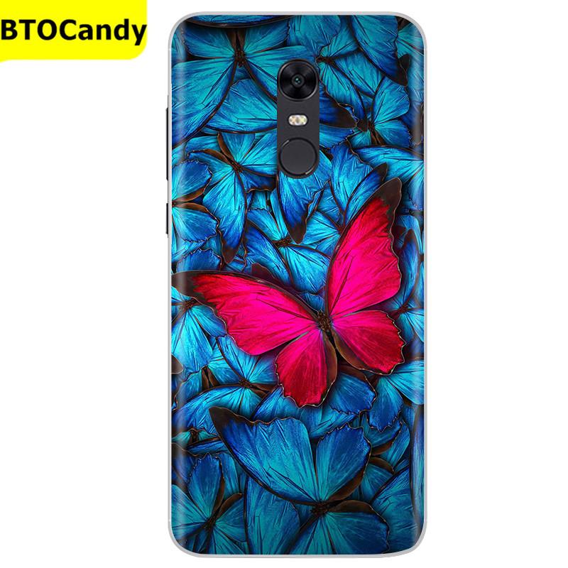 Силиконовый чехол для Xiaomi Redmi 5 Plus, чехол 5 Plus, мягкие окрашенные сумки, задняя крышка из ТПУ, чехол для телефона для Xiaomi Redmi 5 Plus Redmi5, чехол