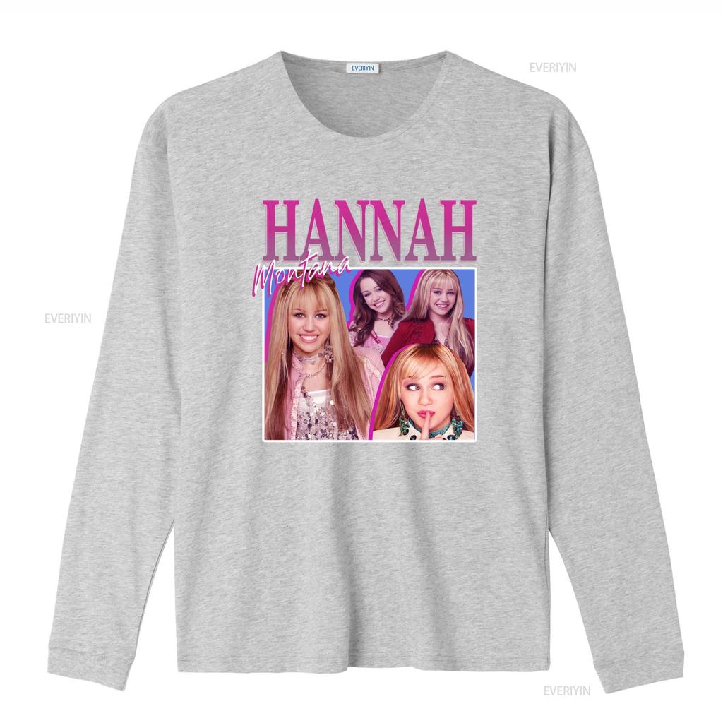 Hannah Montana Miley Cyrus 90s Rap Hip Hop Bootleg Homage T Shirt vintage Washed Versatile Top For Everyday Wear Soft Slightly